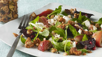  Walnuts give a delicious and nutritious crunch to holiday salads. 