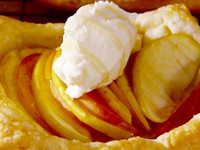  Orange liqueur accents fresh nectarines in an innovative tart. 