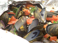  Mussels are an elegant meal, yet easy to cook on the grill. 