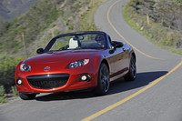  Miata starting prices range from $24,515 to $31,345 with the power retractable hardtop and automatic transmission. 