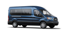 Whether church bus or family van, the Transit has seating options for eight to 15.