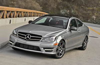  The C-Class coupe is sold in three power packages with pricing that ranges from $38,000 to $63,000. 