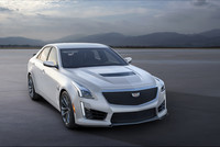  The CTS-V tester was $96,485 with options, including a $1,000 gas-guzzler tax. The Crystal White Tricoat paint is a $500 extra. 