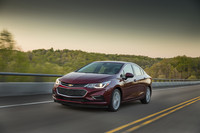  The 2016 Cruze is fully made over. It's longer, leaner and lower with a wider stance and head-turning style. 