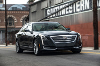  Cadillac's CT6 large sedan is a style statement of out with the old, in with the new. 