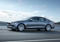 The S90 is sold in two trim levels in front- or all-wheel drive with two four-cylinder engine choices and an eight-speed automatic transmission. Pricing starts at $47,945.