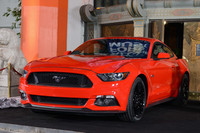  The 2015 Ford Mustang coupe goes on sale next fall, followed by a convertible. 