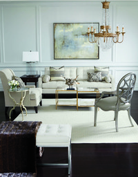  Buy wisely, and white can be the just-right color for a calm, sophisticated living room. Photo Courtesy Ethan Allen 