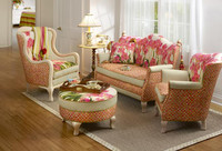  Spring is sprung all year 'round with this exuberant mix of patterns and color palettes. Photo: Courtesy MacKenzie-Childs 