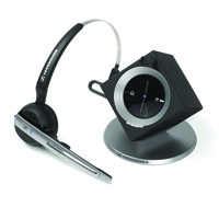 Cut out background noise and increase your productivity with Sennheiser's OfficeRunner wireless headset. Photo courtesy of Sennheiser.