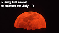  Measure the size of the moon using only your hand! 