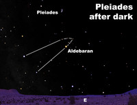  View the Pleiades after dark this week. 