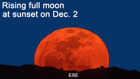  View the big moon a-risin' this week. 
