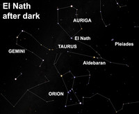  View the linking star of Taurus after dark this week. 