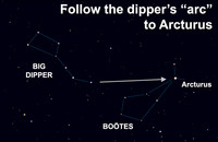  View the star of the show after dark this week. 