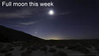  Listen to the moon after dark this week. 