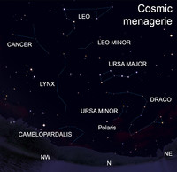  The International Astronomical Union in 1922 formally divided the heavens into 88 separate areas.