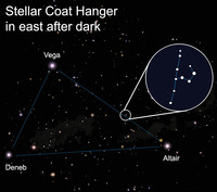  Stellar Coat Hanger in east after dark 