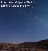  International Space Station Drifting Across the Sky 