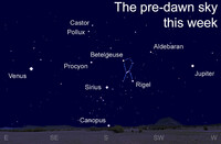  Since your eyes are already adapted to the dark, the pre-dawn sky can be extra stunning. 