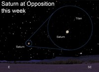  Saturn returns to the night sky on Sunday, Sept. 21. 