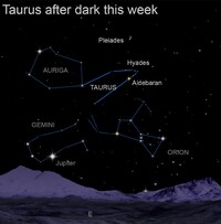 Taurus is one of the most famous wintertime constellations. 