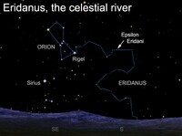  Among Eridanus' prominent stars is Epsilon Eridani. 