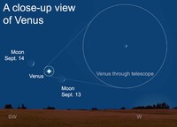  Venus has been visible for the past few months but will soon disappear from the evening sky. 