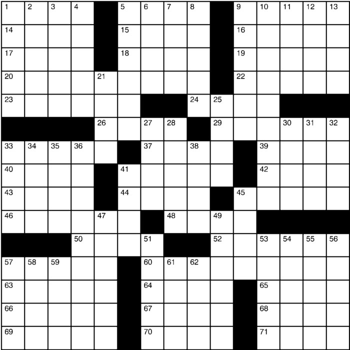 Charles Preston Crossword Creators Syndicate graphic relating to Printable Chicago Tribune Crossword known as Charles Preston Crossword Creators Syndicate