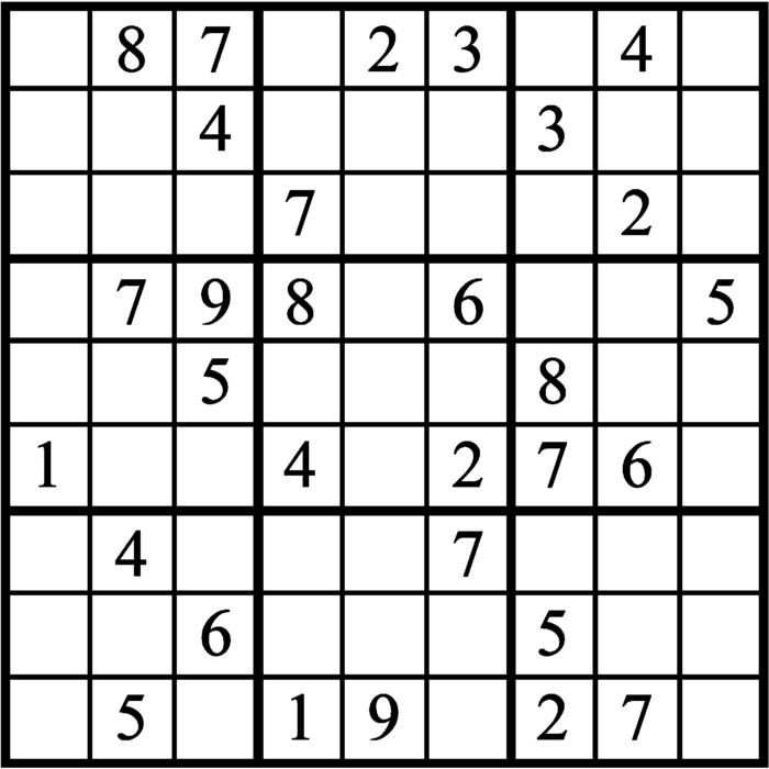 Janric Classic Sudoku For Jul 28 2017 By Creators Syndicate