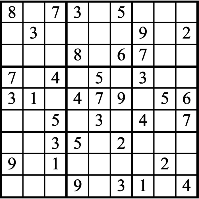 Janric Classic Sudoku For Jul 22 2019 By Creators Syndicate