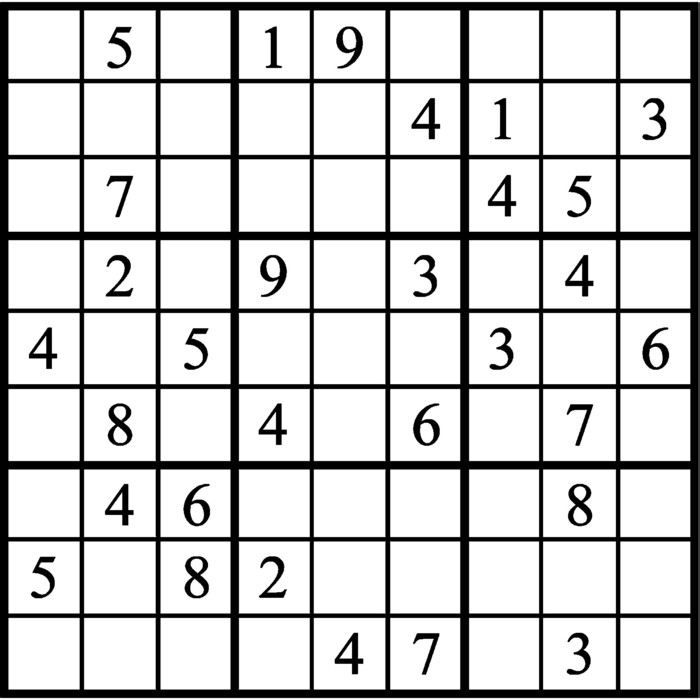 Janric Classic Sudoku For Oct 18 2019 By Creators Syndicate