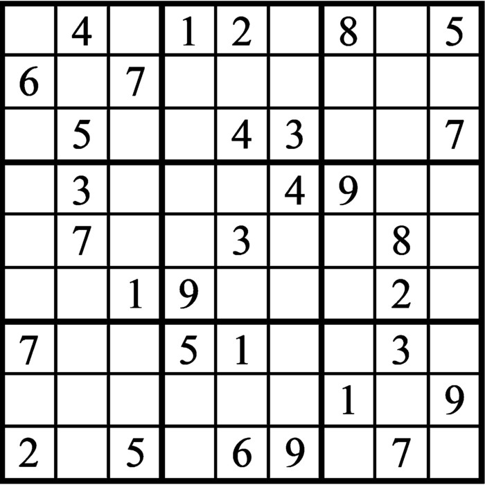 Janric Classic Sudoku For Feb 09 2020 By Creators Syndicate