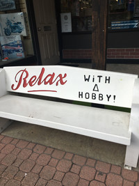 A bench outside of Esther's in Millvale. 
