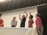  Students at Deer Lakes Middle School take on the toothpaste contest to learn about the impact of their words in the social media age. 