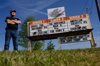  Starlight Drive-In owner John Manson has managed the business, which was built in 1958, for five seasons. Photo credit Justin Merriman. 