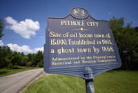  Pithole City was once a booming oil town after the discovery of oil and the site of the first commercial oil well in the united states just six miles away. In just five years, the town was reduced to just a couple hundred people. Photo credit Justin Merriman. 