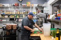 Raymond Mikesell of Cafe Raymond in Pittsburgh's Strip District says supply-chain issues are crushing business. Photo credit Justin Merriman.