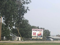  One of thousands of nostalgic billboards that line the prairie highway all across South Dakota and parts of Minnesota and Iowa. This was an advertising campaign originated by the Hustead family in the 1930s as a way to attract customers to the small prairie drugstore. Photo credit: Salena Zito. 