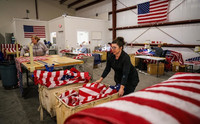  CHARLESTON, S.C. &#8212; Seamstresses working at Allegiance Flag Supply. Photo Credit: Salena Zito. 