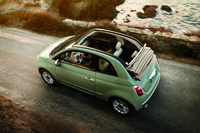  View the Fiat 500 this week. 